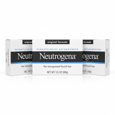 3 Pack Neutrogena the Transparent Facial Cleansing Bar 3.5 Oz 99g Fast Ship