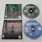 Metal Gear Solid + VR Missions PS1 Complete Disc And  Manual/Artwork Lot Of 2