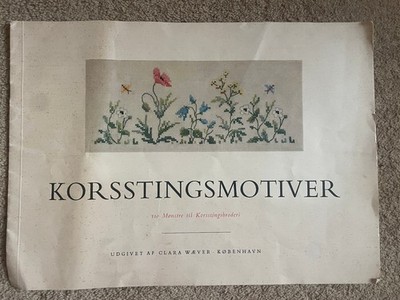 Dänisches Kreuzstich Musterbuch (Korssstingsmotiver) Clara Wæver Copenhagen