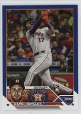 2023 Topps Series 2 Royal Blue David Hensley #649 0t2
