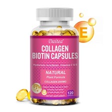 Anti Aging Supplement Women Collagen Hyaluronic Acid 120 Capsules Gluten Free