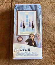 Disney Frozen II At Dusk 2 Microfiber 82 x 63 Window Panels Anna Elsa