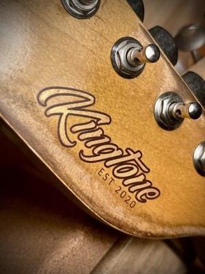 Custom Metallic Waterslide Guitar And Bass Headstock Decals 