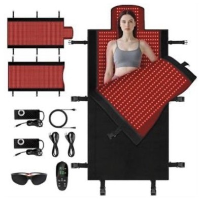 Mint - 73'' x  33'' Dual Wavelength Red Light Therapy Mat Full Body Blanket