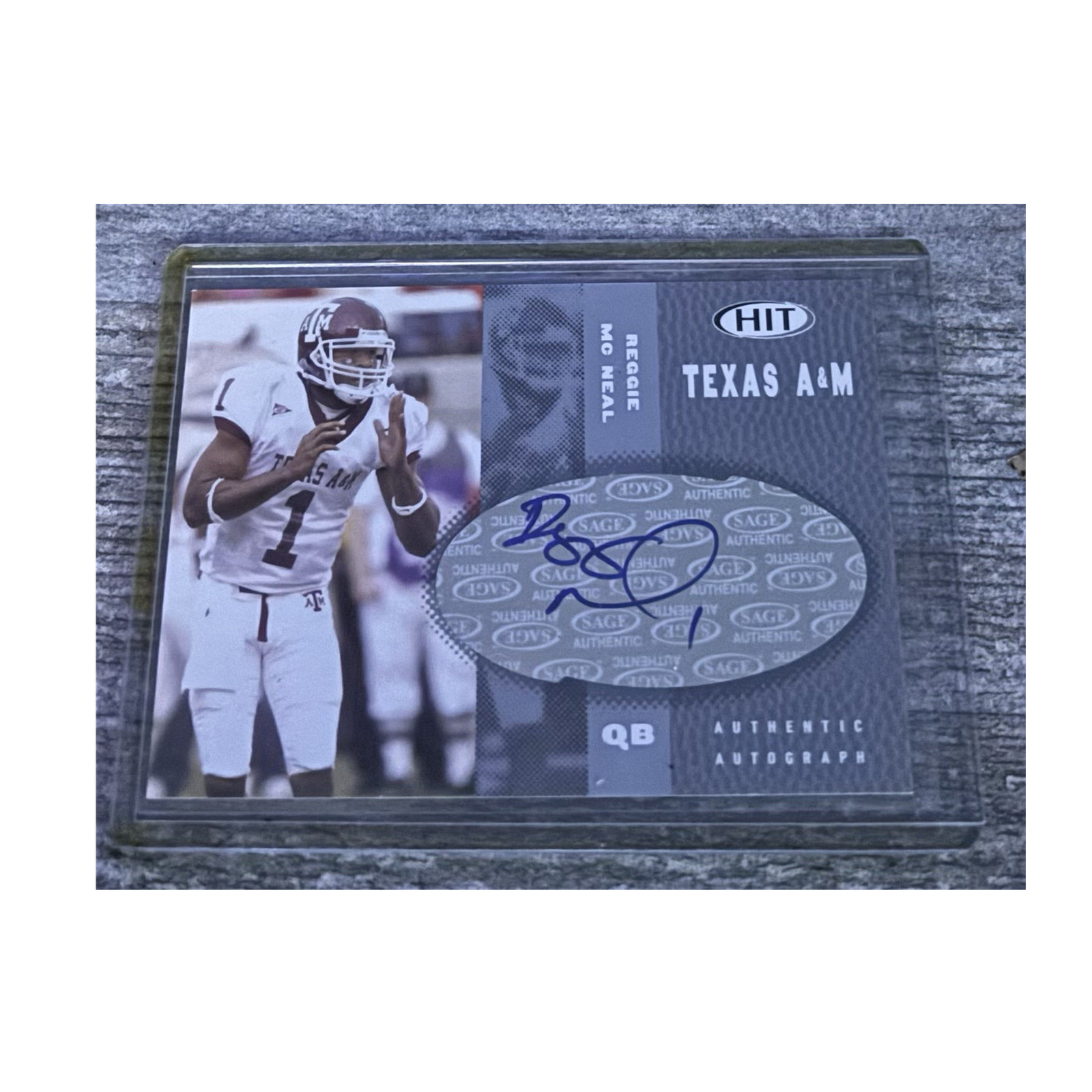 Reggie McNeal SA-GE Hit Autographs #A1 Base
