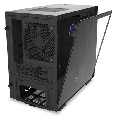 NZXT H210 Matte Black Computer Case Mid Tower Mini ITX USB 3.1 CA