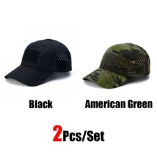 Men Camouflage Baseball Cap Breathable Sun Hat Outdoor Hunting Hiking Fishing