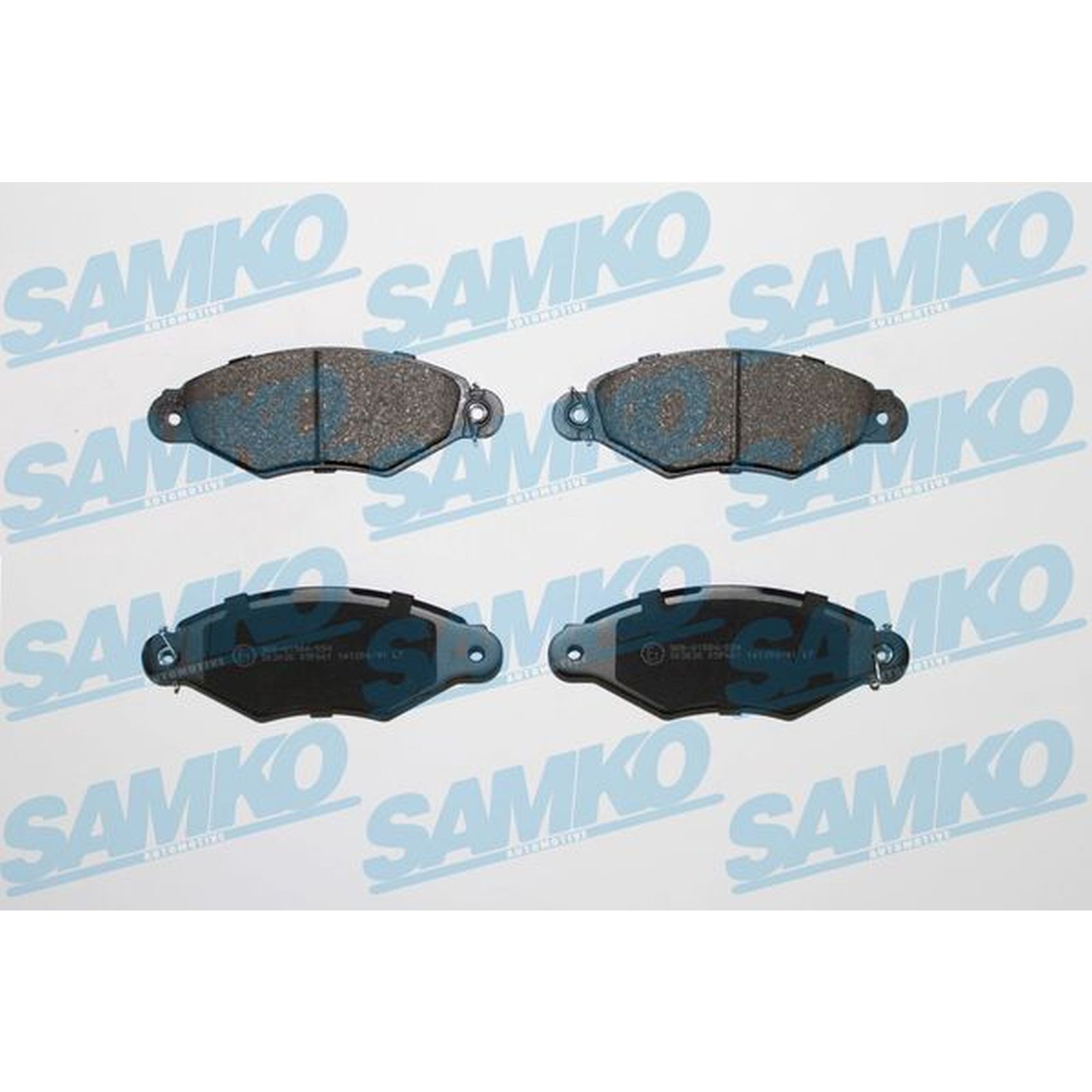 1x ORIGINAL® SAMKO Bremsbelagsatz, Scheibenbremse Vorne für Citroën XSARA