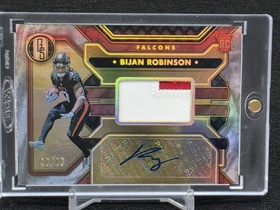 2023 Gold Standard Bijan Robinson RC TRUE RPA #d /49 SP Rookie Patch Falcons