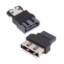 2 PCS SATA 7Pin Male To eSATA Female Adapter Extender For SSD