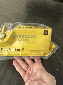 Brand New  Sealed PlayStation 2 PS2 Katana Wireless 2.4 GHZ Controller In Blue