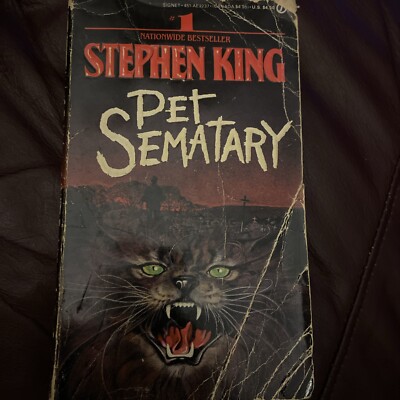 Pet Sematary By Stephen King 1st Signet Printing (1984) Paperback