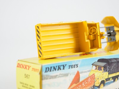 Dinky 1:43 échelle UNIMOG Chasse-Neige poussant camion