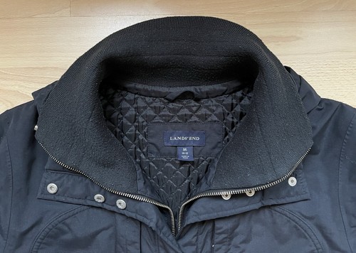 Lands‘ End Damen Winterjacke/ Kurzmantel Gr. M schwarz - Bild 5 von 10