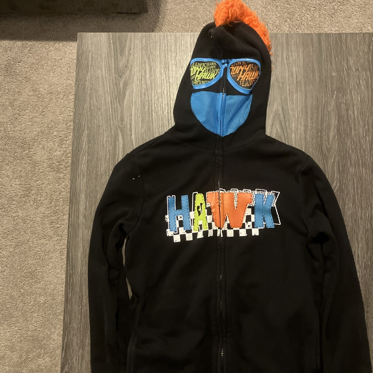 Tony hawk ビンテージパーカー　青　M Vintage tony hawk hoodie - Gem