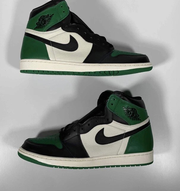 Nike Air Jordan 1 Retro High OG Pine Green White 555088 302 Size