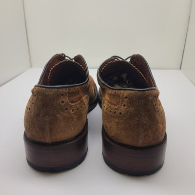 Antonio Maurizi Wingtip Suede Leather Oxford in Brown Size  display picture 1