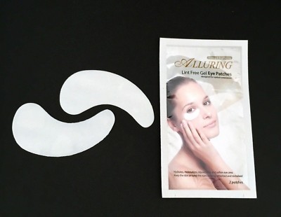 Alluring under Eye Pad Patch lint free Eyelash extensions 50 pairs (crescent)