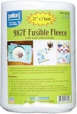 987F Fusible Fleece 22" Bolt, 7 Yards , Fabric By The Bolt