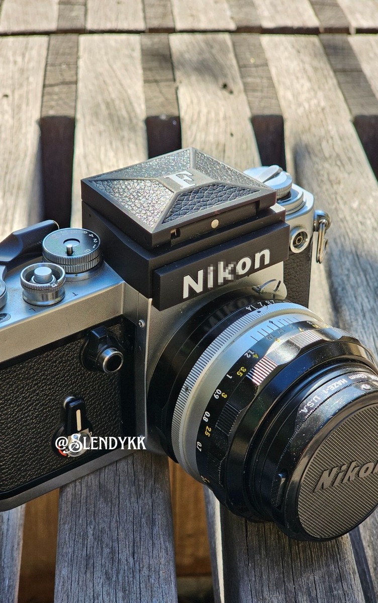 3D Printed Waist Level Viewfinder DW1 WLVF for Nikon F2