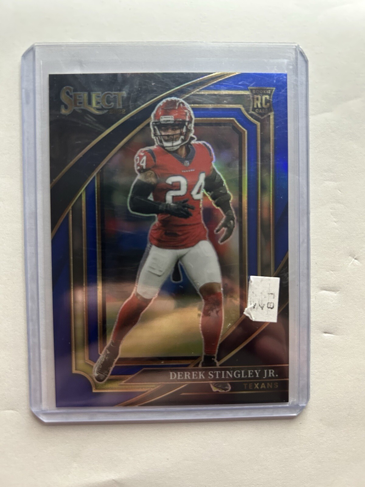 Derek Stingley Jr. 2022 Panini Select Football Blue RC /99 #346 (G)