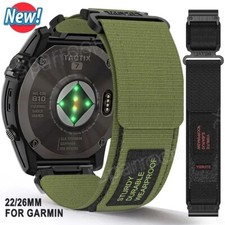 Nylon Watch Band Strap For Garmin Fenix 8 7 7X 6 6X Pro 3 5 5X Plus Tactix Epix