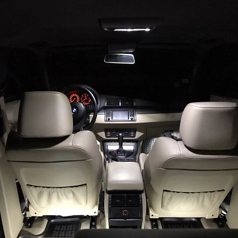 BMW X5 E53 LED Interior Premium Kit 19 Bombillas SMD Blanco Sin Errores Juego Completo Foto 3 de 4
