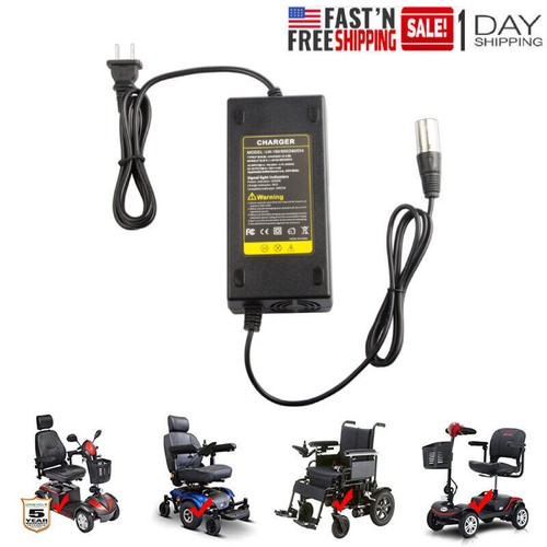24V 5A Mobility Scooter Battery Charger for Jazzy 1107 1121 Electric