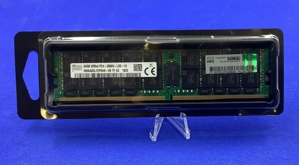 815101-B21 HPE 64GB 4RX4 DDR4-2666 PC4-2666V MEMORY 840759-091 850882-001 - Image 2 of 4