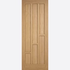 LPD Internal Coventry Oak 6 Panel Solid FD30 Fire Rated Door