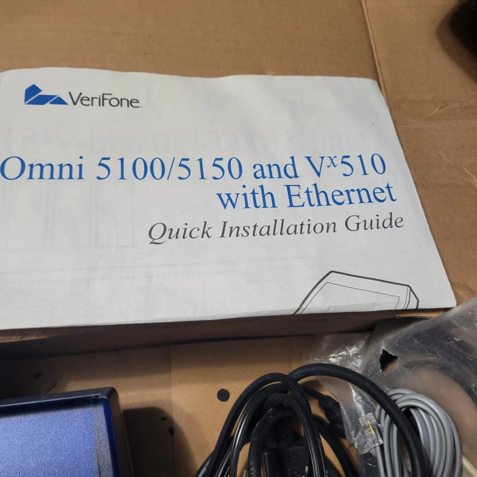 VeriFone VX510 Model: OMNI5100 Credit Card Terminal Reader - Image 4 of 4
