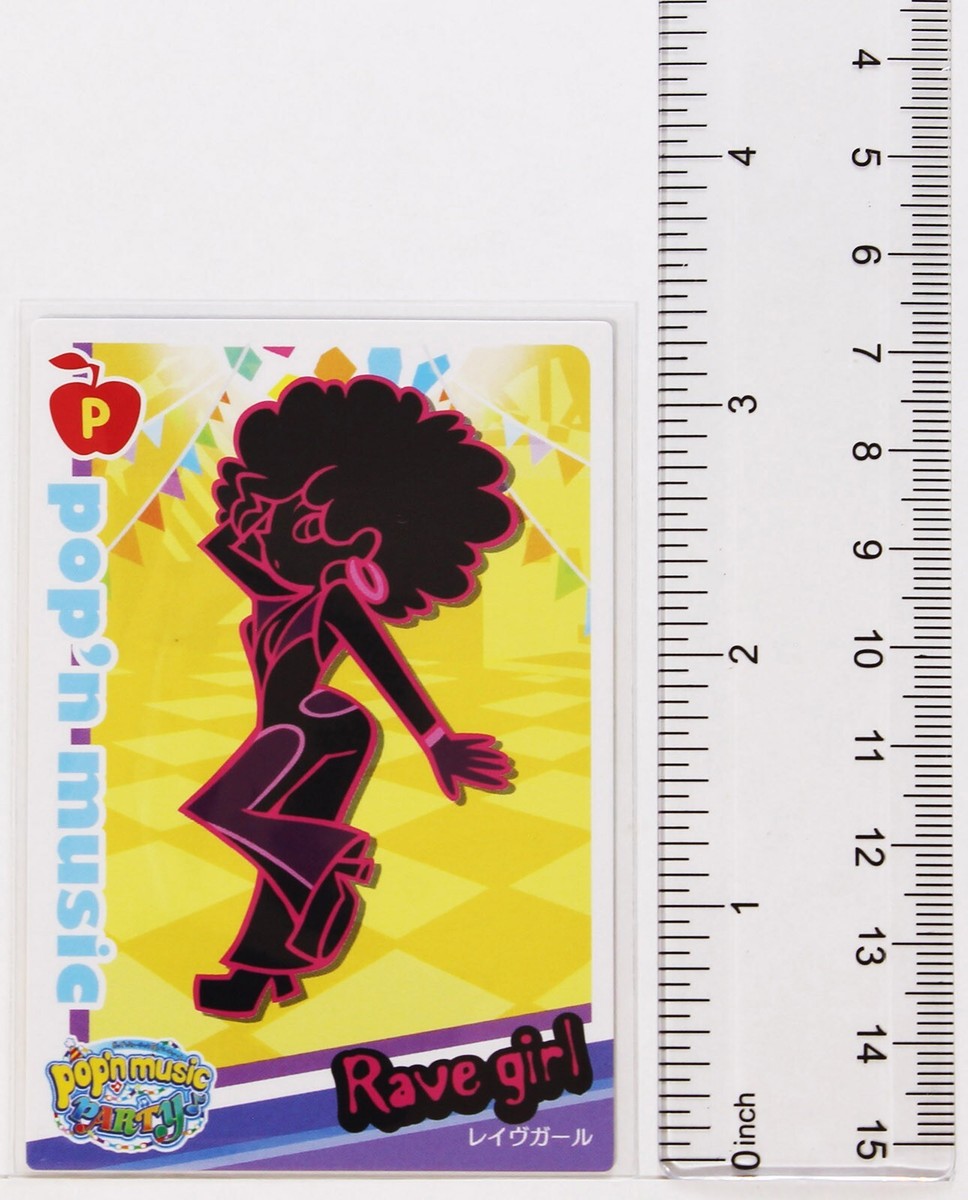 Pop'n Music Card Rave Girl PK22N020 KONAMI Japan Game Character | eBay
