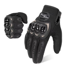 Guanti Moto Estivi Omologati Traspiranti, Antiscivolo, Touchscreen, Regolabili