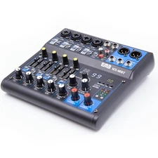 EMB 99 DSP 8-Channel Audio Mixer Mixing Console MP3 Sound Desk With Bluetooth