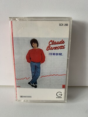 Cassette Audio : Claude Barzotti, C est Moi Qui Pars