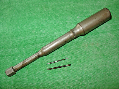 VINTAGE KEEN KUTTER PUSH DRILL WITH 2 BITS MADE IN USA