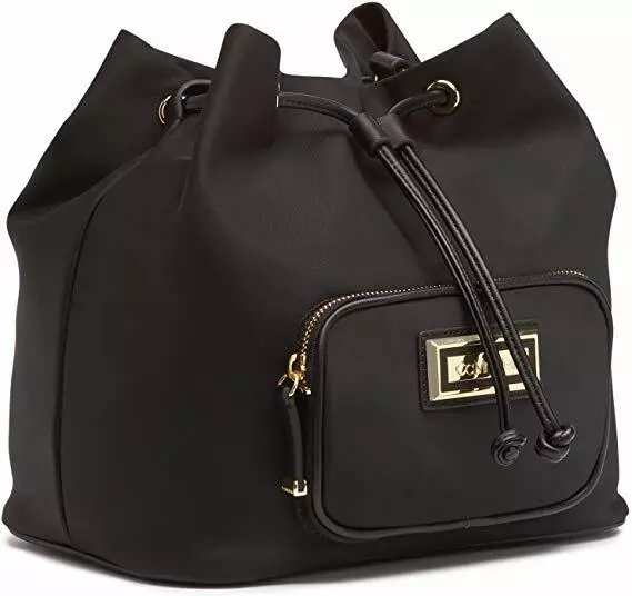 Calvin Klein Belfast Nylon Bucket Crossbody Black MSRP 138 eBay