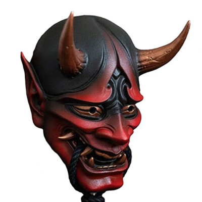 Japanische-Hannya Maske Teufel Dämon Oni Samurai Prajna Halloween Fasching