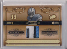 2006 Playoff National Treasures Material Prime #58 Roy Williams WR 08/25