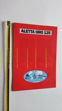 Menani telaio Aletta Oro Aermacchi Replica depliant originale moto brochure