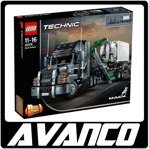 LEGO Technic Mack Anthem Truck 42078 Semi Trailer LR Garbage NEW SEALED ...