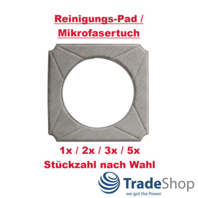 Microfaser Tuch für Ecovacs Winbot W950, W-950 - Stückzahl nach Wahl (bis 5x)