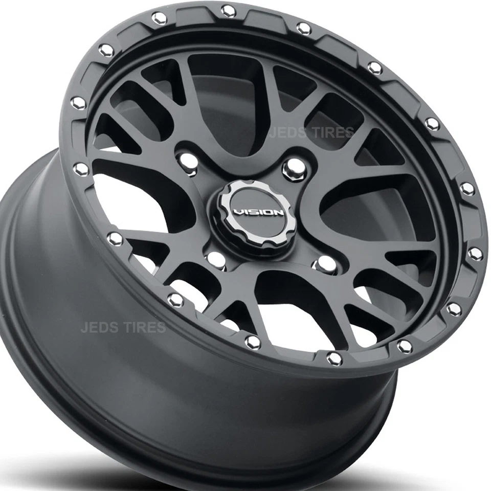 Polaris Sportsman XP Aluminum RIMs WHEELs center caps & Lug Nuts 15x7 4/156 - Image 3 of 4