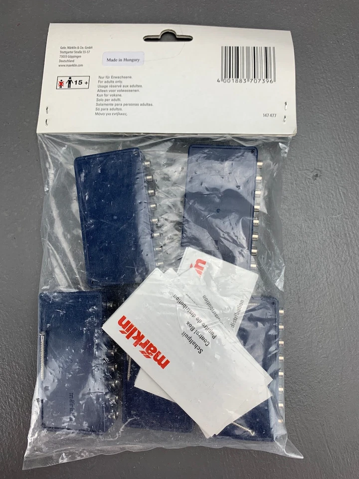 Märklin 70749 Control Box w/ Plug Conn Track & Accessory Circuits On/Off E10 - Image 3 of 4