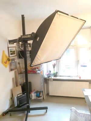 Hazylight Broncolor komplett mit Bron Blitzkopf und Blitzgenerator