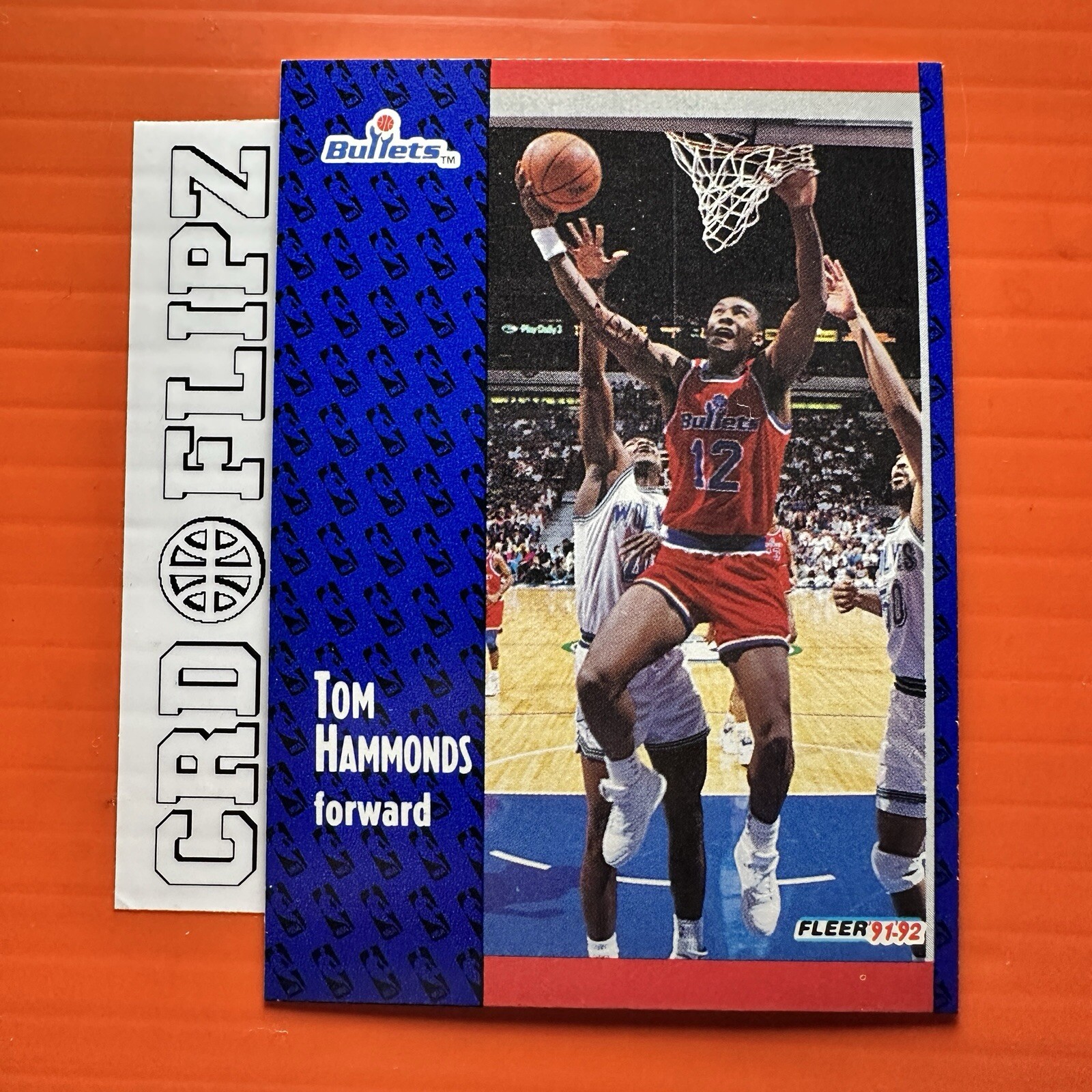 1991-92 Fleer Tom Hammonds Washington Bullets #368