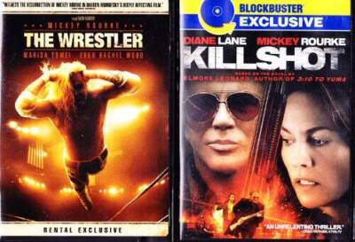 The Wrestler , Killshot : Mickey Rourke 2 Pack Collection - DVD - VERY GOOD