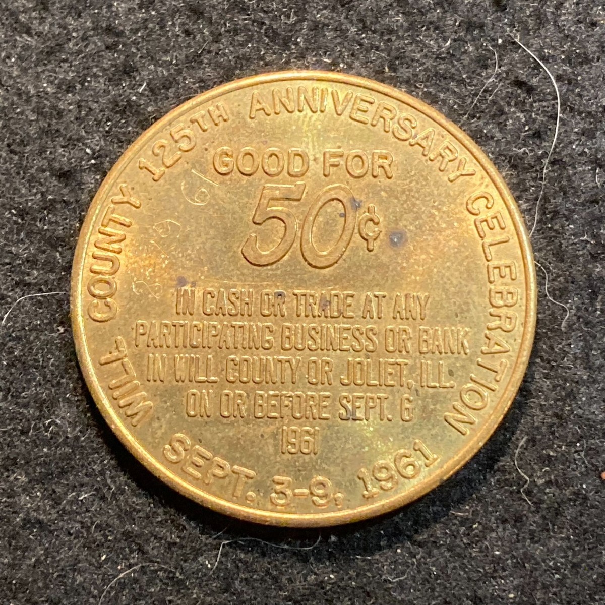 銀貨TheOfficialCoinoftheCANADIAN Mint 1959 125th Anniversary Celebration Lorain, Ohio - 50 Cent In