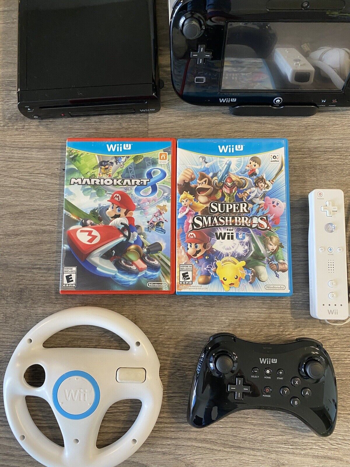 Wii U Black 32 GB with GamePad And Many Games!!! Super Smash Bros, Super  Mario 64, Xenoblade, Etc for Sale in Orange, CA - OfferUp