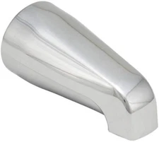 Non-Diverter Tub Spout, 1/2" FIP, Chrome